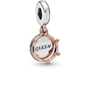 Pandora Queen & Regal Crown Dangle Charm